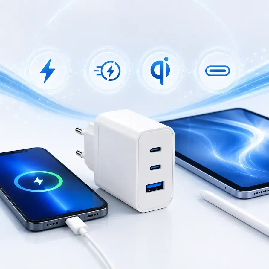 Сучасні технології заряджання мобільних пристроїв: USB Power Delivery, Quick Charge, GaN та бездротова зарядка
