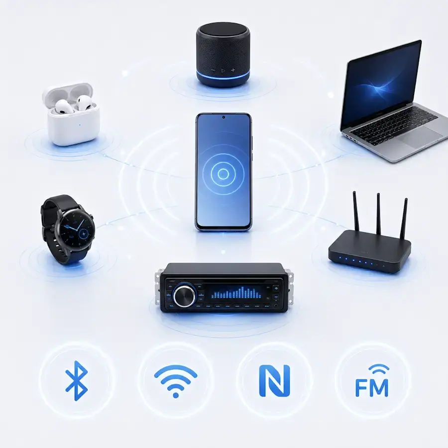 Бездротові інтерфейси Bluetooth, Wi-Fi, NFC та FM у сучасних електронних пристроях