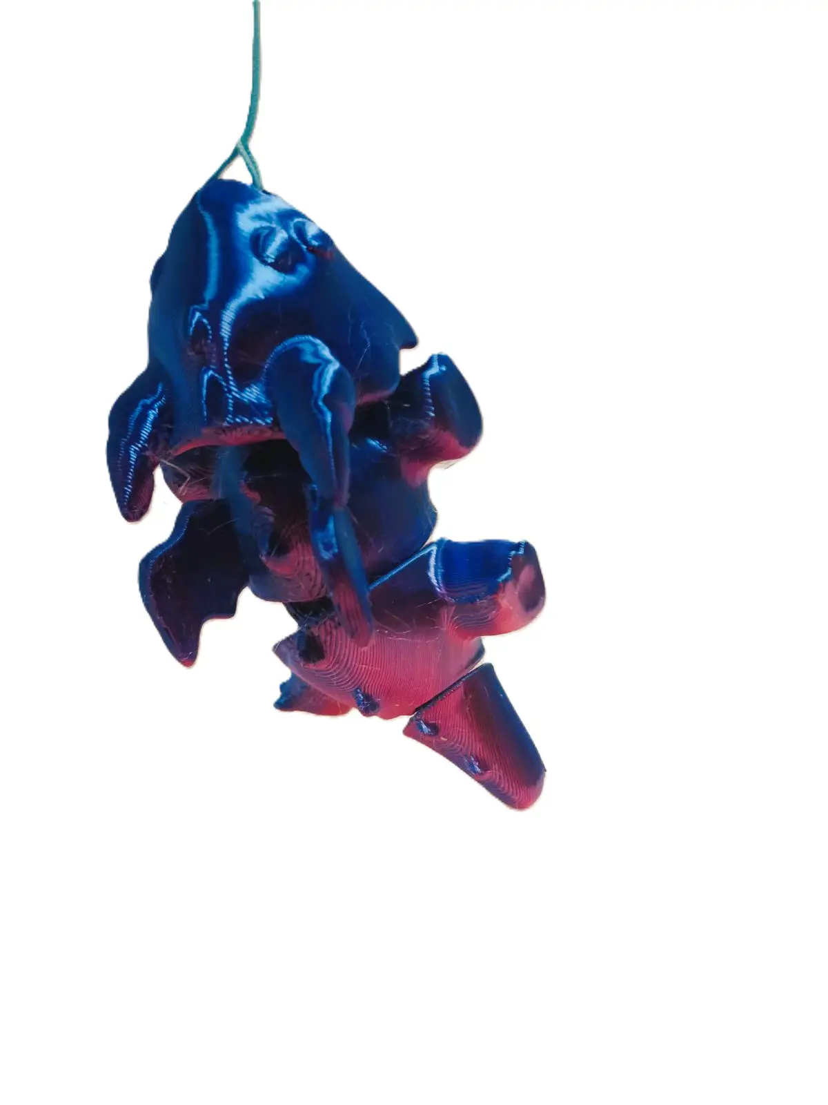 3D друк брелок-іграшка Дракончик з крилами ), зображення 2