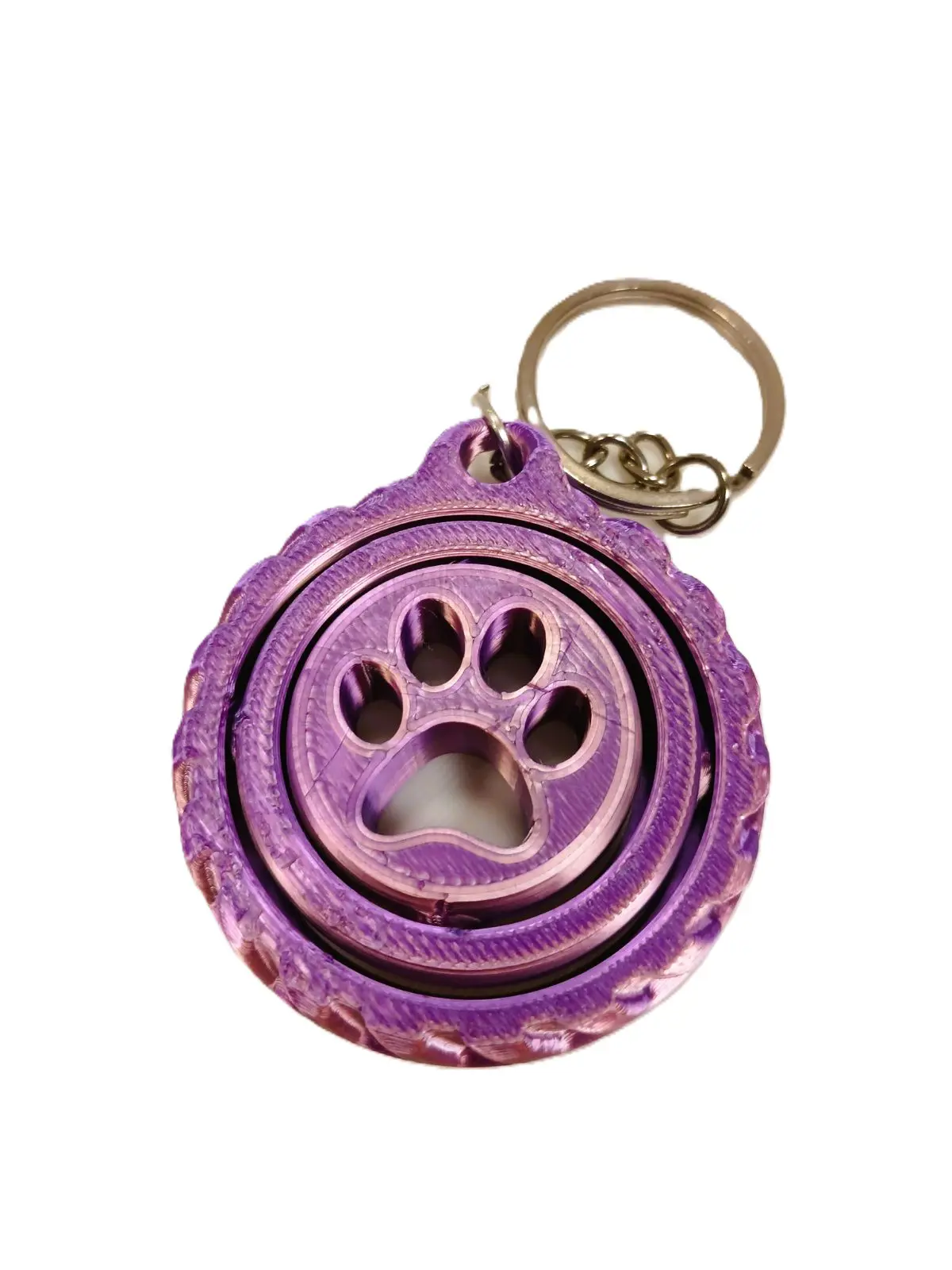 3D друк брелок-круглий рухливий