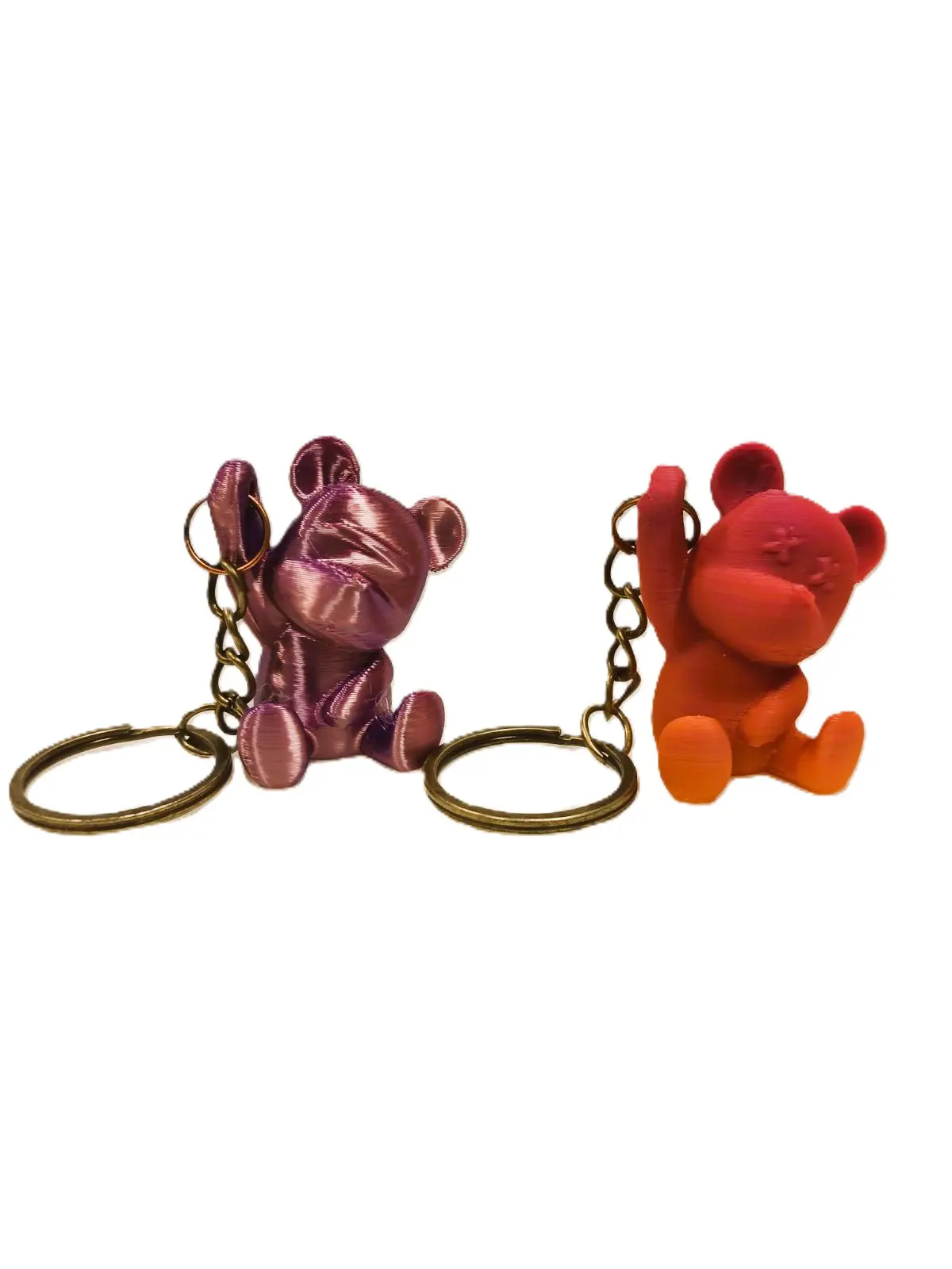 3D друк іграшка-брелок Ведмедик від батарейки.com.ua