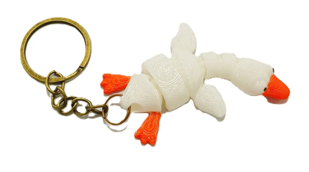 3D друк брелок - флексі гусак ), зображення 4