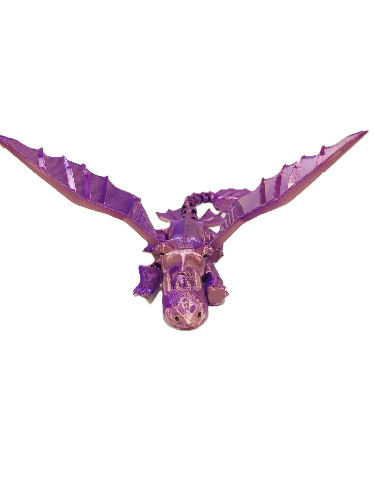 3D друк іграшка флексі-Дракон з крилами), зображення 2