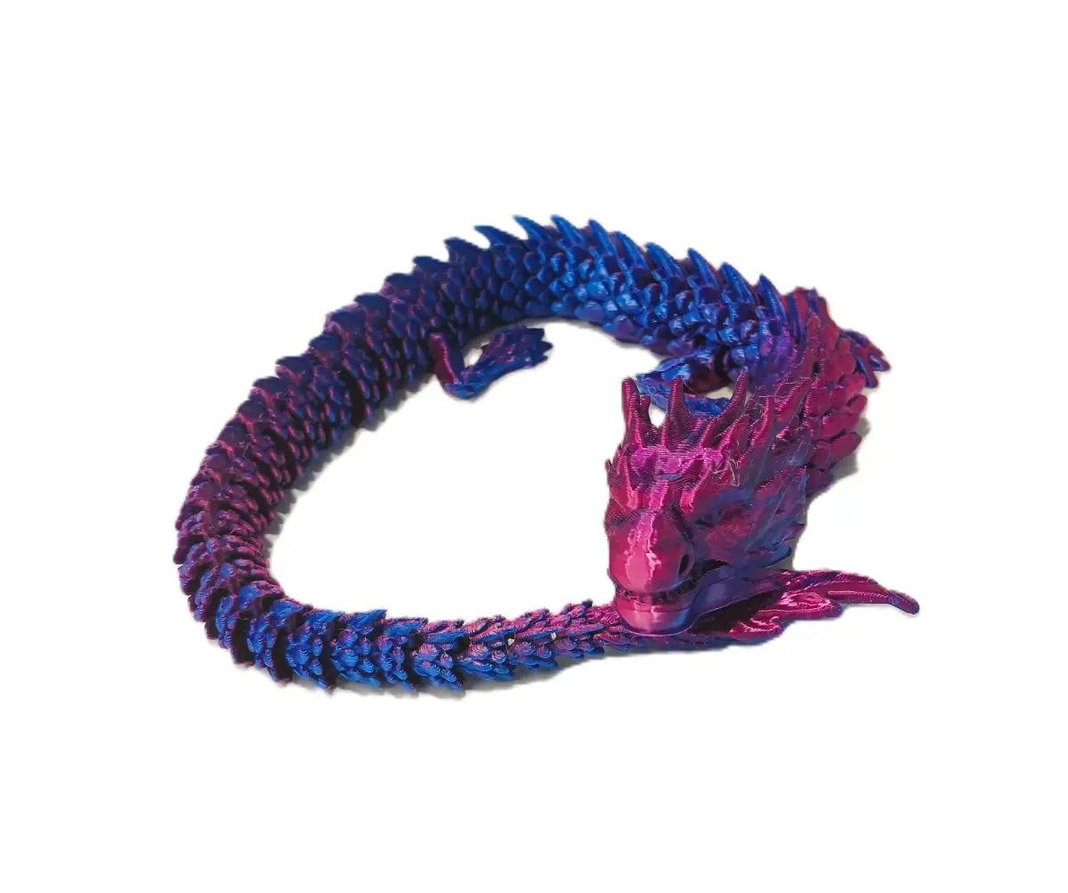 3D друк райдужний шарнірний дракон), зображення 5