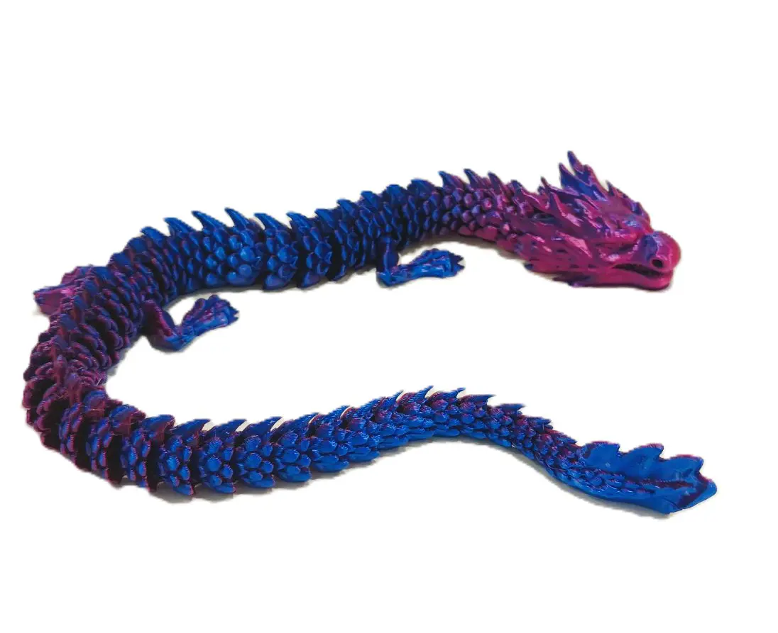 3D друк райдужний шарнірний дракон), зображення 7
