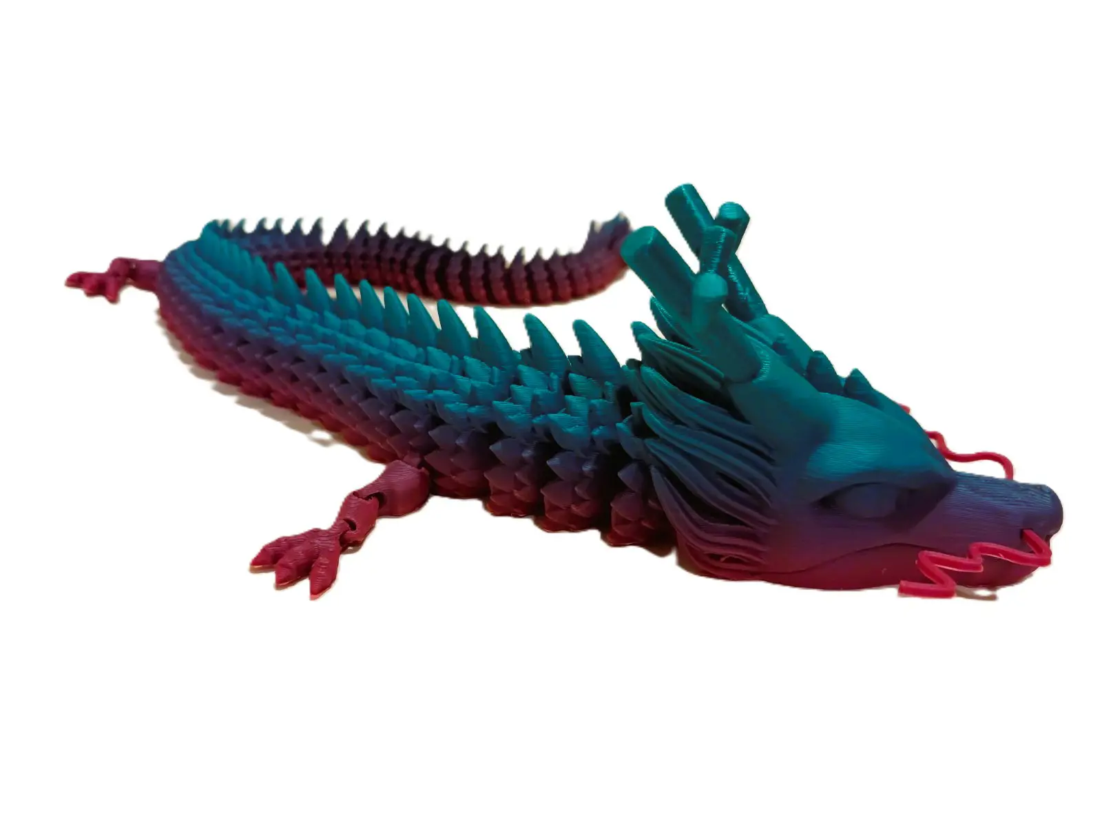 3D друк райдужний шарнірний дракон), зображення 2 3D друк райдужний шарнірний дракон), зображення 2