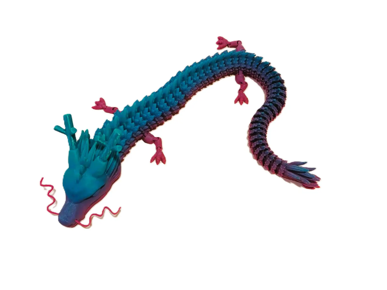 3D друк райдужний шарнірний дракон), зображення 4 3D друк райдужний шарнірний дракон), зображення 4