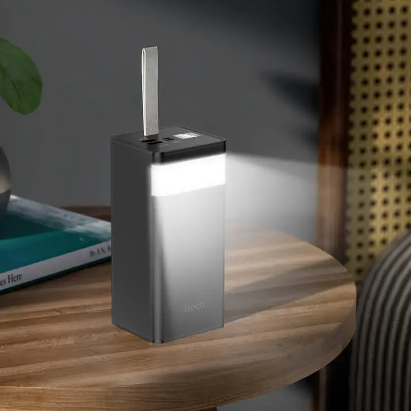 power bank Hoco J86A 50000mAh PD20W QC, LCD, Led Lamp Білий), зображення 2 power bank Hoco J86A 50000mAh PD20W QC, LCD, Led Lamp Білий), зображення 2