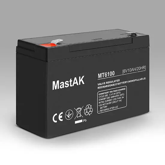 Акумулятор AGM Mastak MT6100 6V 10A), зображення 3