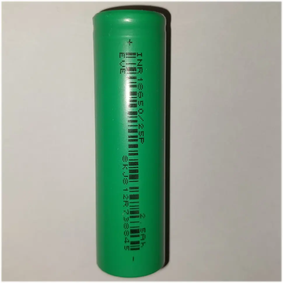 Акумулятор літієвий EVE INR 18650-25P 2500mAh 3,6V високотоковий 30A), зображення 3 Акумулятор літієвий EVE INR 18650-25P 2500mAh 3,6V високотоковий 30A), зображення 3