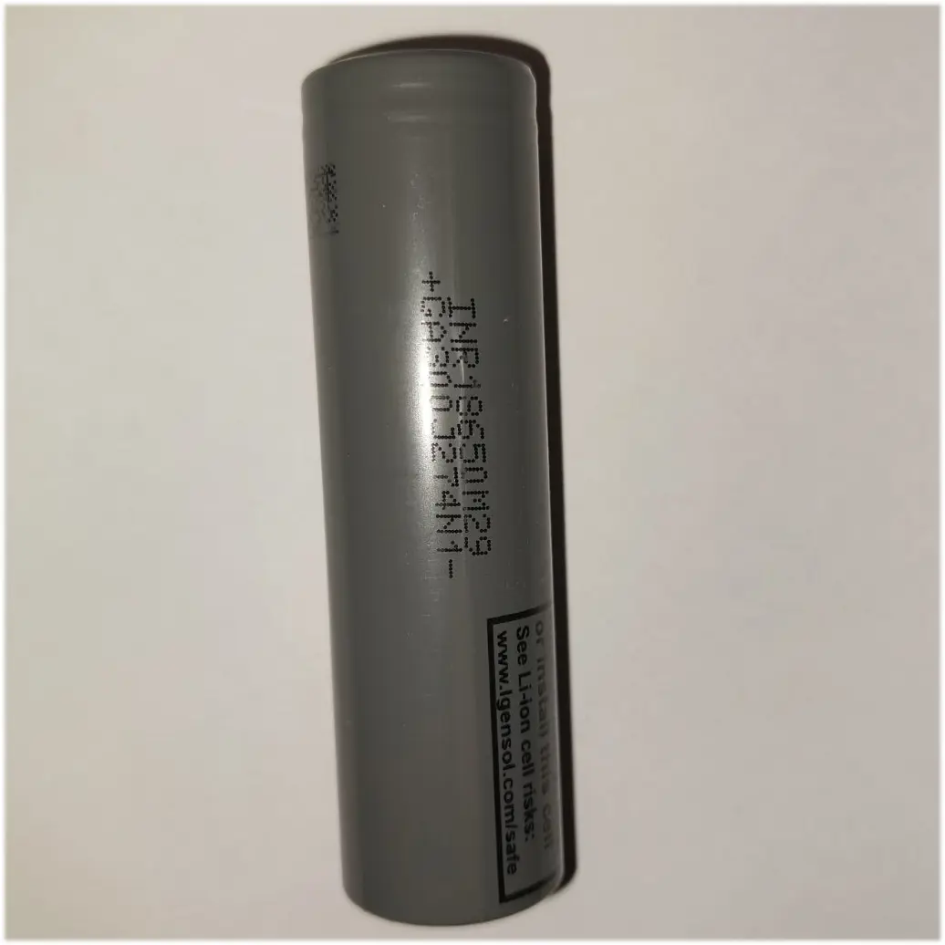 Акумулятор Літієвий LG INR18650M29 3,67V 2850mAh високотоковий 10A), зображення 3 Акумулятор Літієвий LG INR18650M29 3,67V 2850mAh високотоковий 10A), зображення 3
