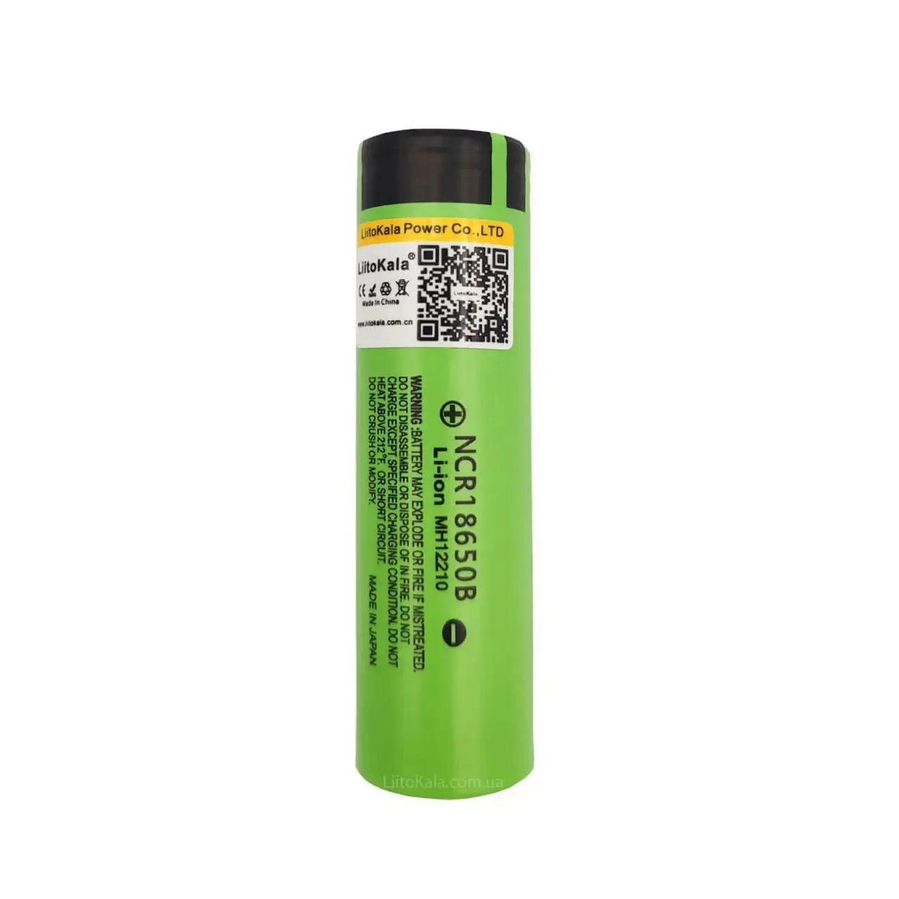 Акумулятор LiitoKala Li-ion NCR18650B+PCB MH12210 3,7V 3400mAh з захистом), зображення 2