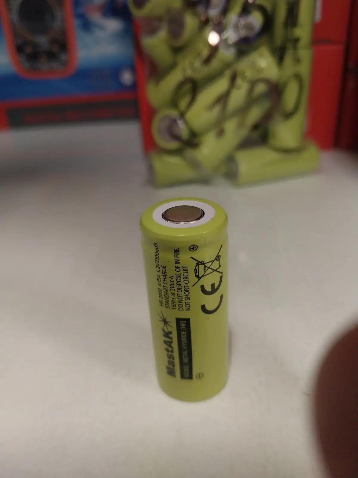 Акумулятор MastAK Ni-Cd 4/5A 1,2V 2100mAh від батарейки.com.ua