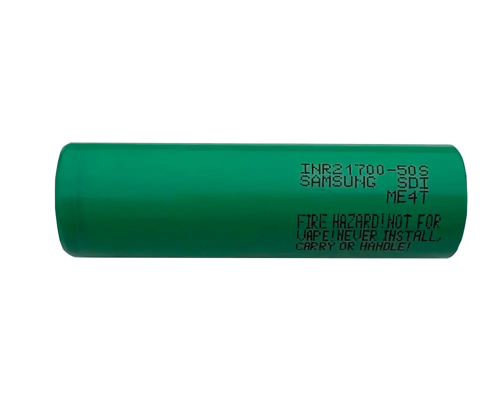 Акумулятор літієвий Samsung INR21700-50S Li-on 5000 mAh 3.7V від батарейки.com.ua