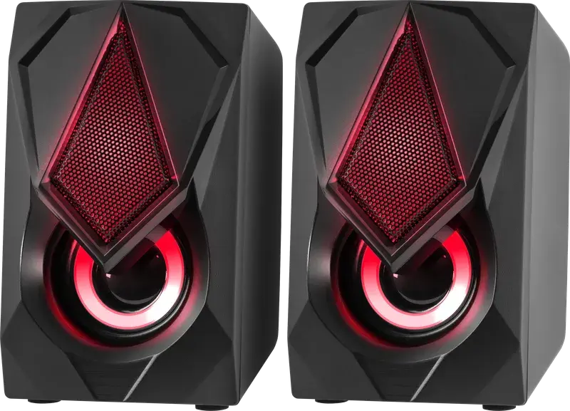 Акустика DEFENDER 2.0 Solar 1 6Вт підсвітка живлення від USB), зображення 2 Акустика DEFENDER 2.0 Solar 1 6Вт підсвітка живлення від USB), зображення 2