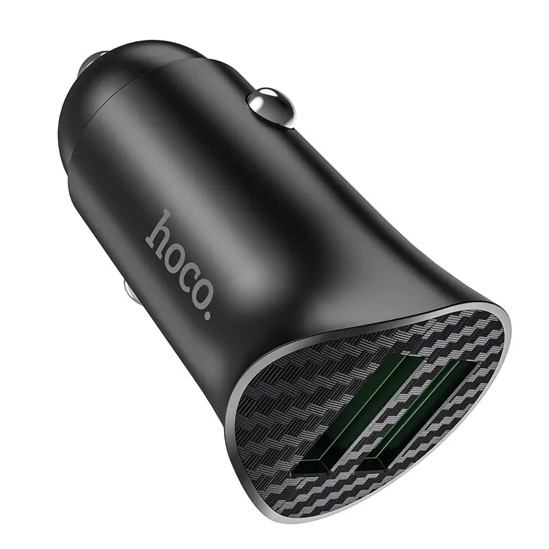 Автомобільне зарядне HOCO Z39 2USB QC3.0 18W Black ), зображення 4 Автомобільне зарядне HOCO Z39 2USB QC3.0 18W Black ), зображення 4