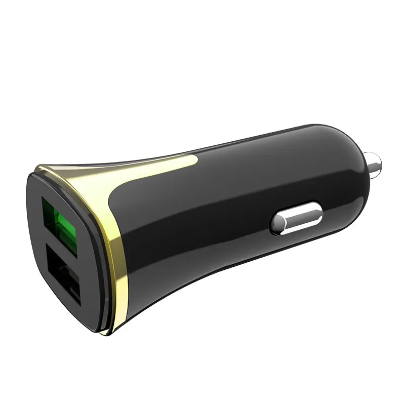 Автомобільне зарядне Hoco Z31 QC3.0 3,4А 2USB Чорний), зображення 4