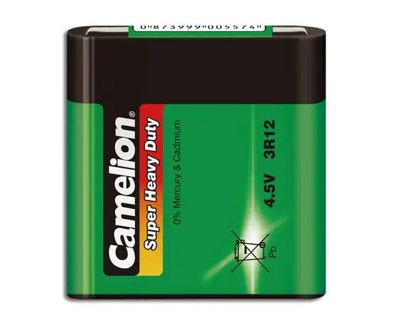 Батарейка CAMELION 3R12 Shrink зелена, упаковка 12 шт.