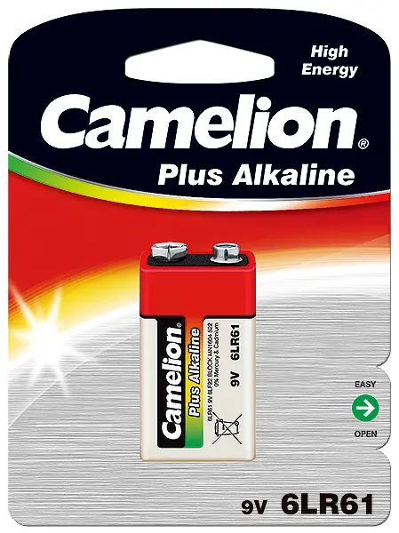 Батарейка CAMELION 6LR61 blister Plus Alkaline), зображення 2