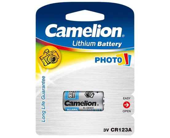 Батарейка CAMELION CR123 Lithium 1BL), зображення 2