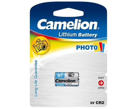 Батарейка CAMELION CR2 Lithium 1BL), зображення 2