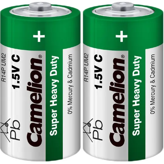 Батарейка CAMELION R14 C 2BL Green), зображення 2