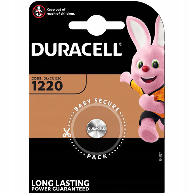 Батарейка DURACELL DL1220 DSN 1 шт від батарейки.com.ua