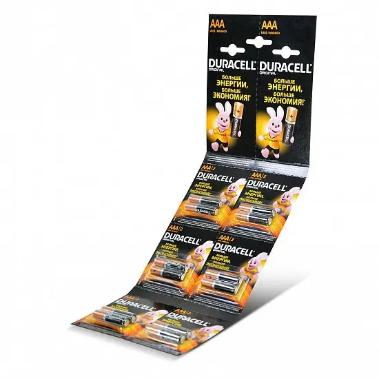  Батарейка DURACELL LR03 MN2400 12 шт. (2x6 з перфорацією) - Купити на батарейки.com.ua