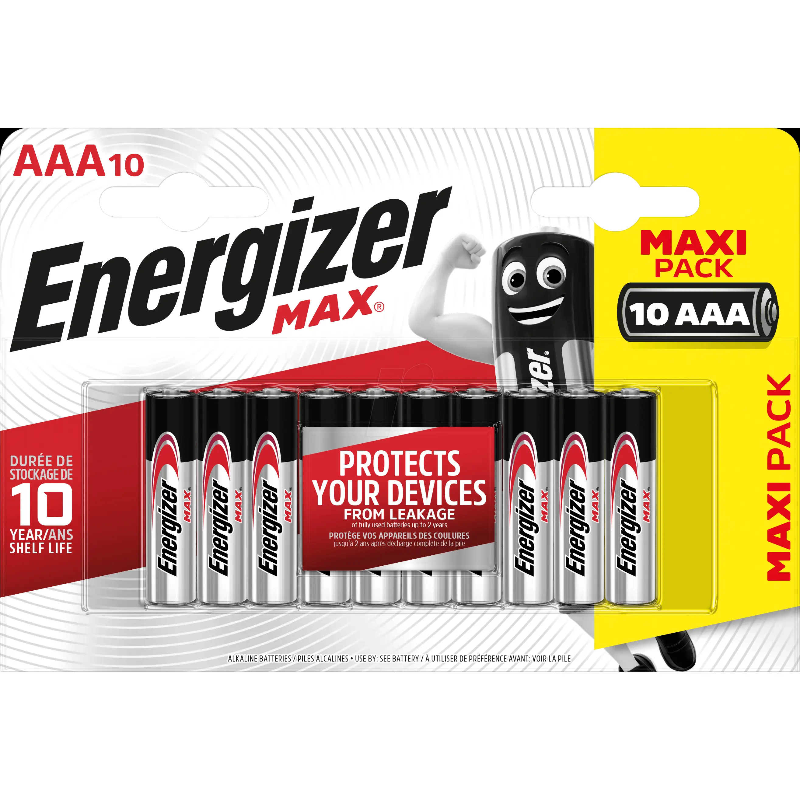 Батарейка ENERGIZER LR03 MAX 1x10 шт. від батарейки.com.ua