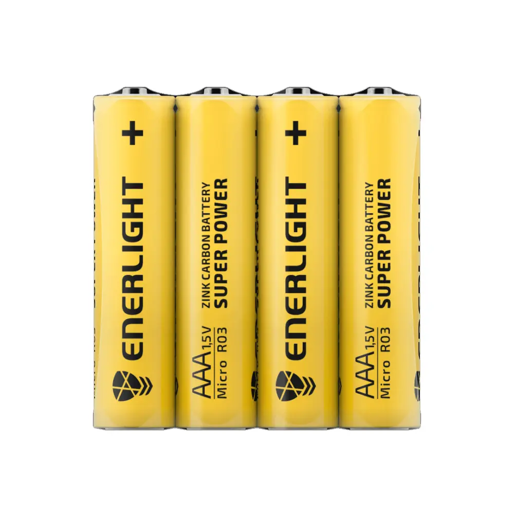 Батарейка ENERLIGHT R03 Super Power пакування 4 шт. на батарейки.com.ua