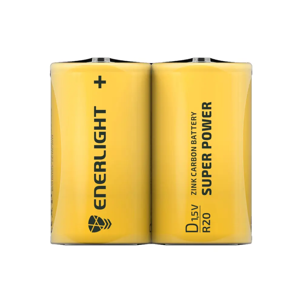 Батарейка ENERLIGHT R20 Super Power shrink 2 від батарейки.com.ua