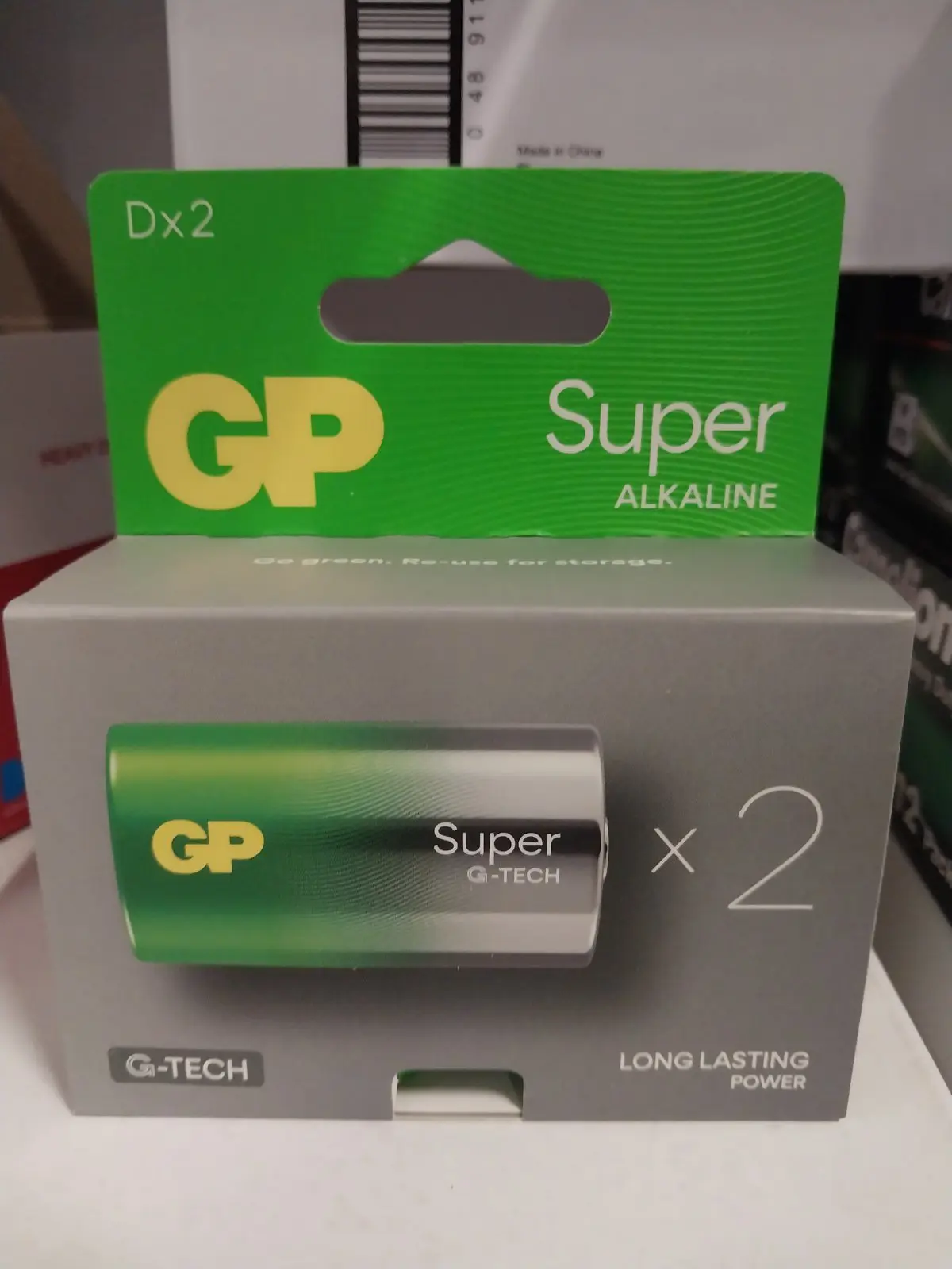 Батарейка GP LR 20 Super 13AU-C2 2BL від батарейки.com.ua
