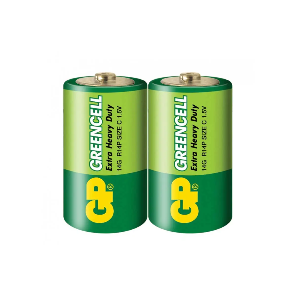 Батарейка GP R-14/2s (14AU-C2) Greencell на батарейки.com.ua