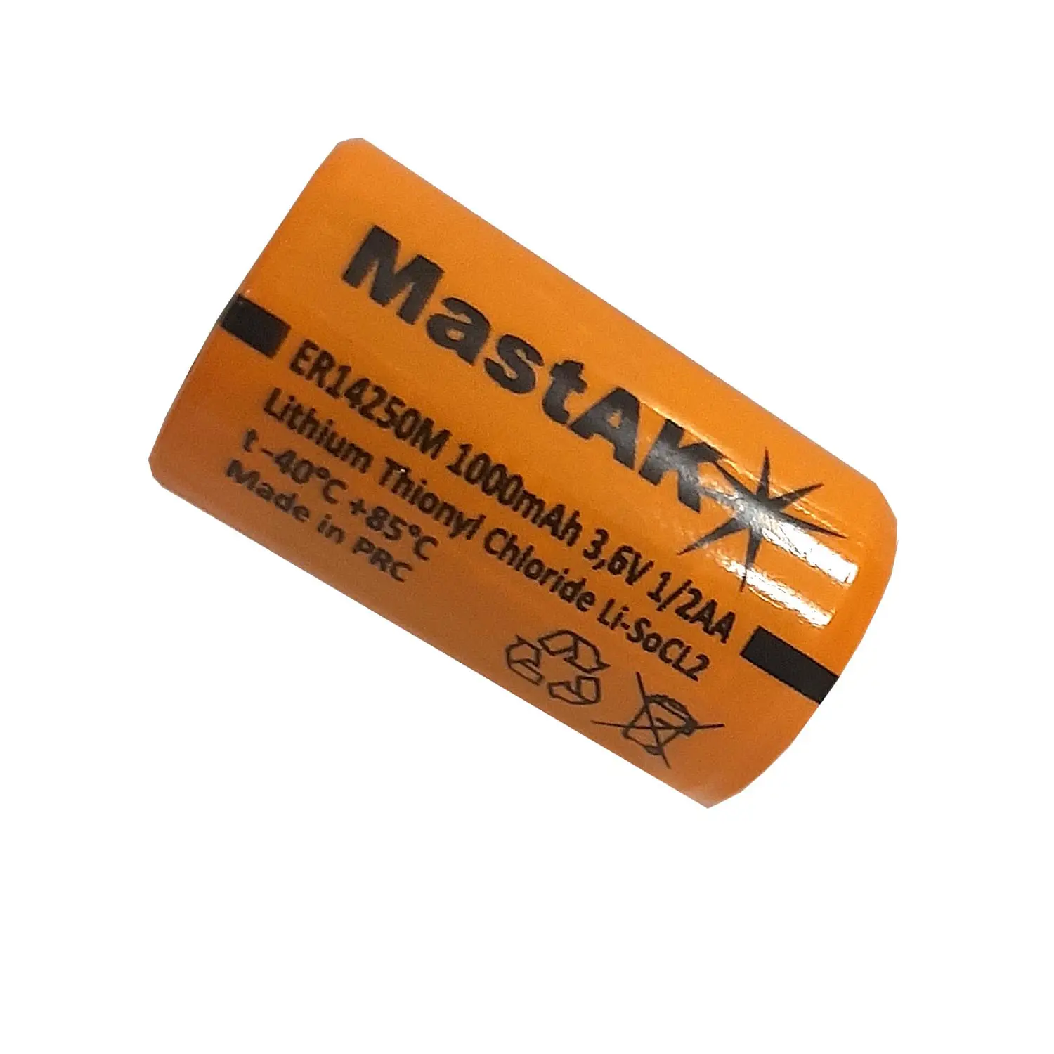 Батарейка MASTAK 1/2AA CR14250М LI 3v 0.6Ah від батарейки.com.ua