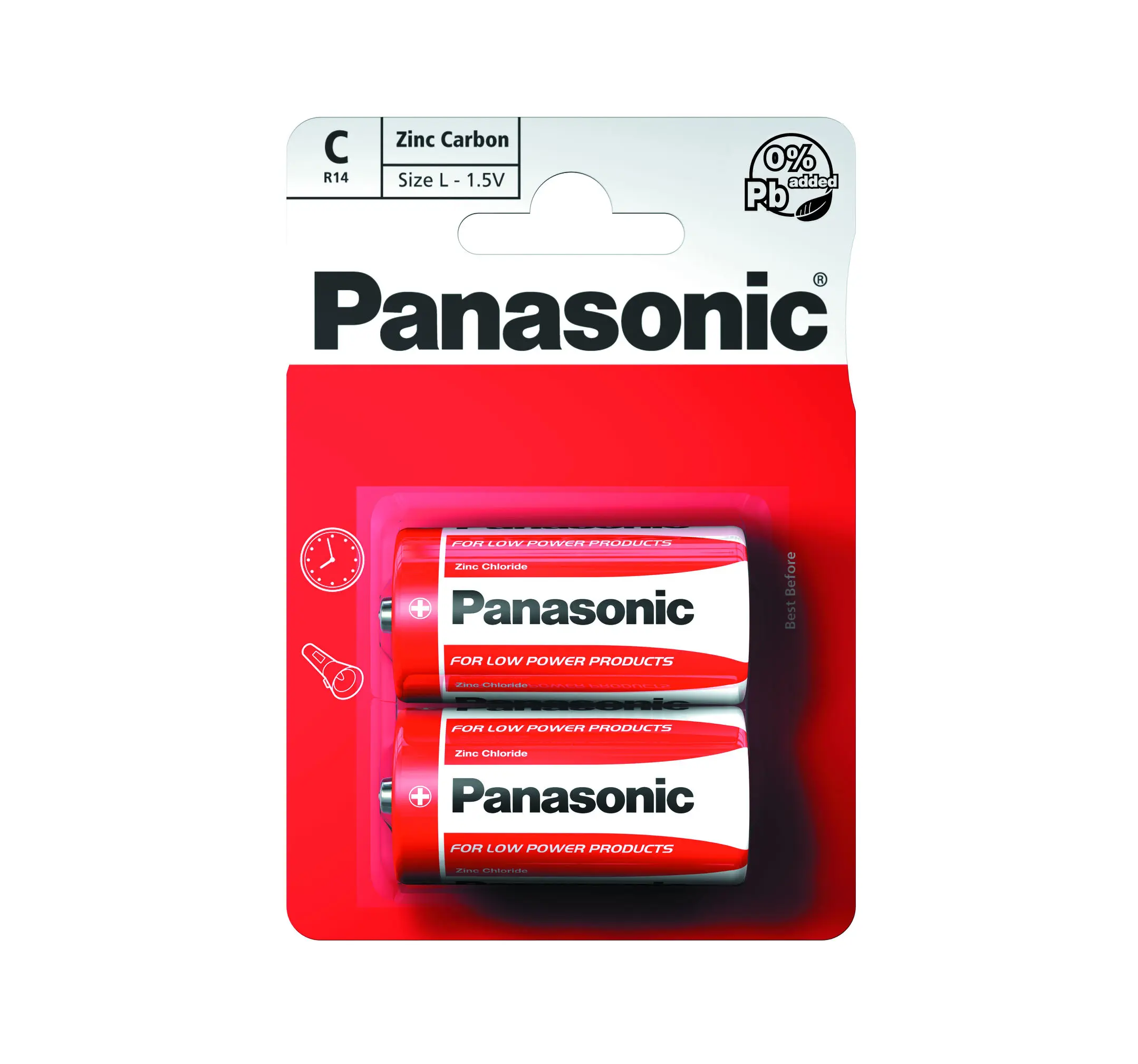 Батарейка PANASONIC R14 Special блистер 1х2шт на батарейки.com.ua