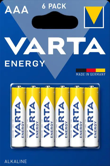 Батарейка VARTA LR03 (04103) ENERGY 1X8 BL на батарейки.com.ua