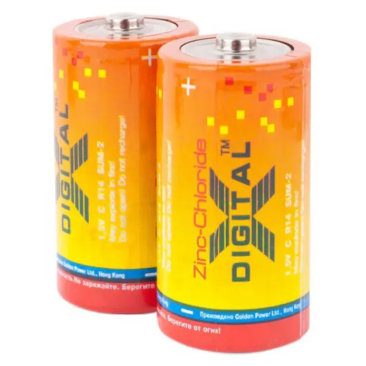 Батарейка X-DIGITAL Longlife R14 у коробці, 1X2 шт., 12 упаковок
