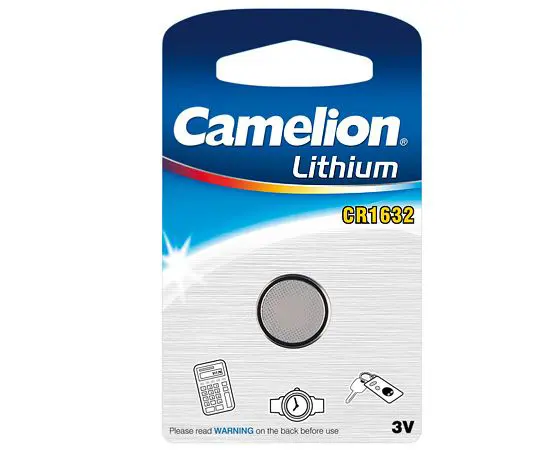 Батарейка літієва CAMELION CR 1632 / 1 BL), зображення 2