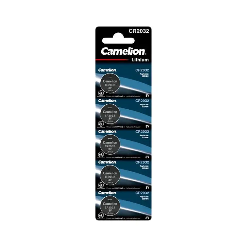 Батарейка літієва CAMELION CR 2032 / 5 BL на baterейки.com.ua