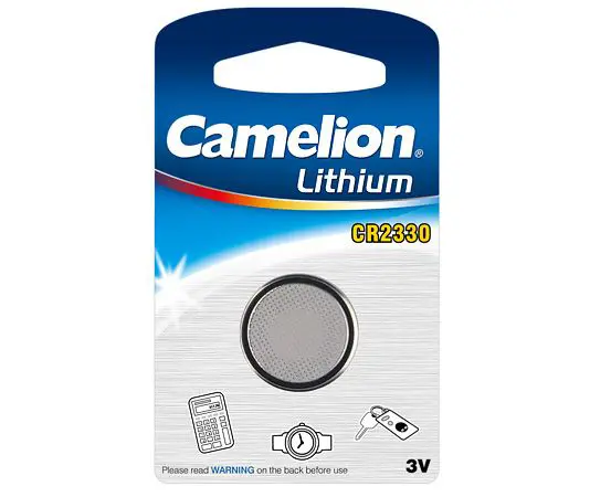 Батарейка літієва CAMELION CR 2330 / 1 BL), зображення 2 Батарейка літієва CAMELION CR 2330 / 1 BL), зображення 2