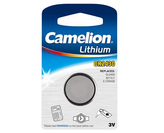 Батарейка літієва CAMELION CR2430 1BL), зображення 2