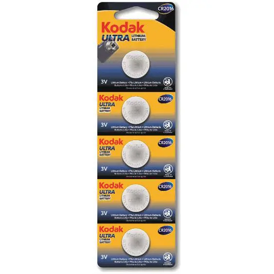 Батарейка літієва KODAK Ultra lit. CR2016 (1х5 шт., відривні) - батарейки.com.ua