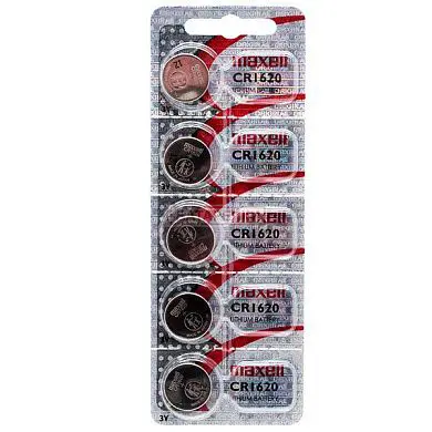 Літієва батарейка MAXELL CR-1620/5bl (NEW EUROPE) від батарейки.com.ua