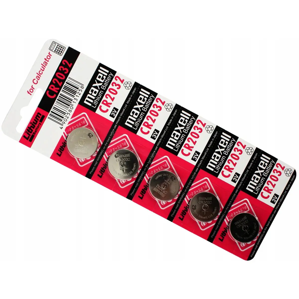 Батарейка літієва MAXELL Lithium CR2032 B5), зображення 3