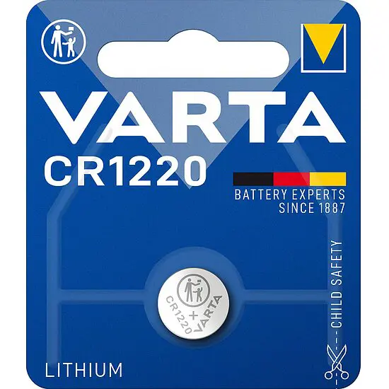 Батарейка літієва VARTA Lithium 6220 (CR1220) - батарейки.com.ua
