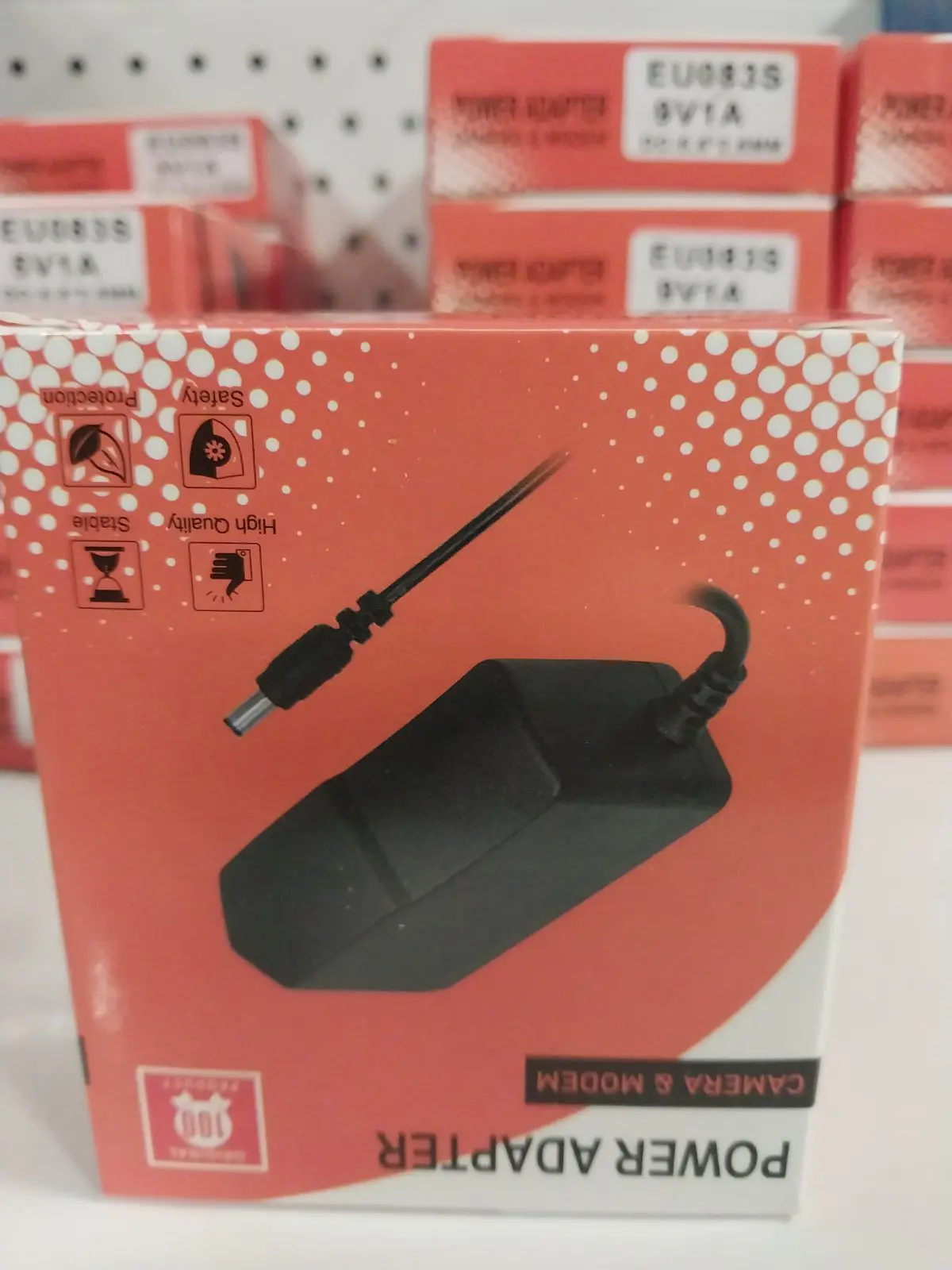 Блок живлення EU 083S 9V 1A З кабелем довжина 1м, штекер 5.5*2.5mm), зображення 4