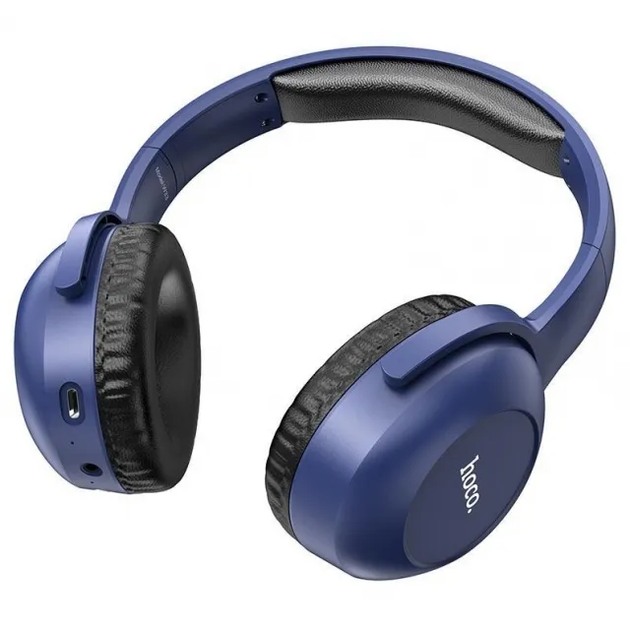 Bluetooth Навушники Hoco W33 V5.0 blue), зображення 3 Bluetooth Навушники Hoco W33 V5.0 blue), зображення 3