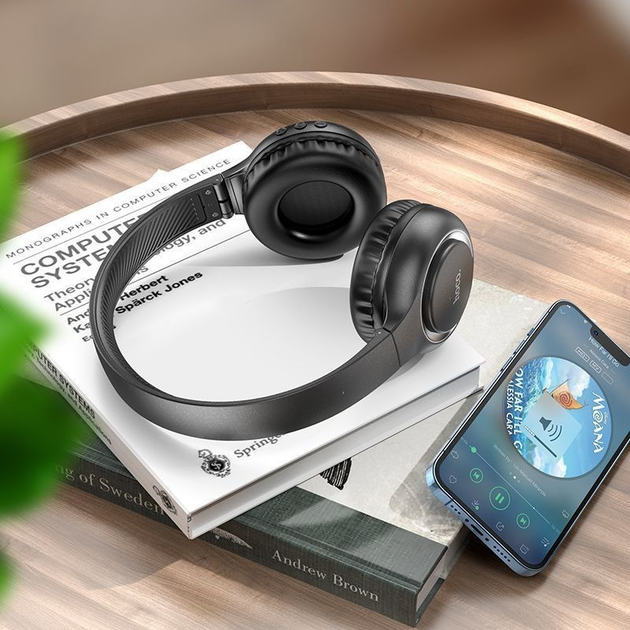 Bluetooth Навушники Hoco W41 V5.3 Чорний), зображення 5 Bluetooth Навушники Hoco W41 V5.3 Чорний), зображення 5
