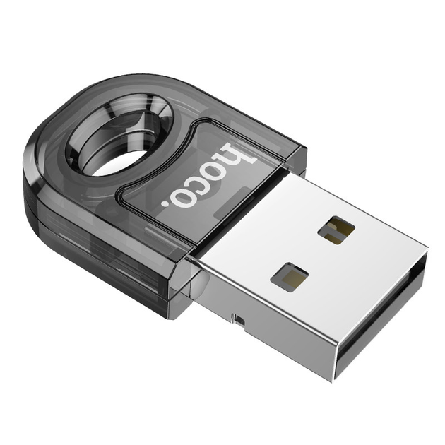 Bluetooth адаптер HOCO UA28 USB BT чорний), зображення 6 Bluetooth адаптер HOCO UA28 USB BT чорний), зображення 6