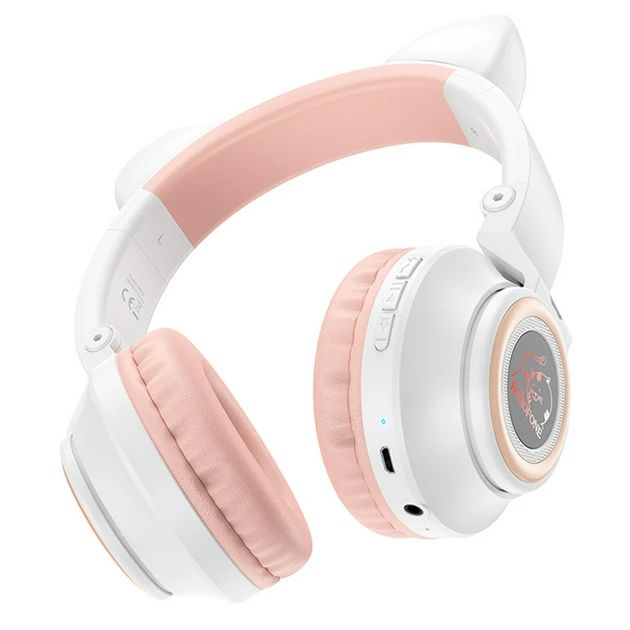 Bluetooth гарнітура BOROFONE BO18 білі з підсвічуванням), зображення 5